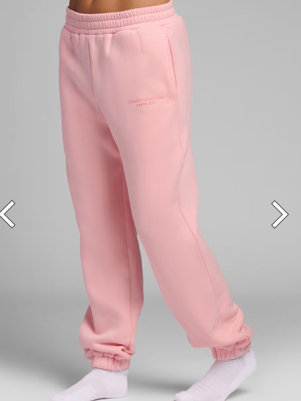 Comfrt - Pastel Hoodie with Kangaroo Pocket and Pant set - Bubblegum-Medium - Picture 6 of 10